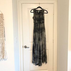Anthropologie Tie Dye Maxi Dress